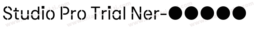 Studio Pro Trial Ner字体转换